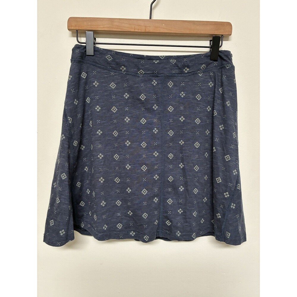 Toad&Co Seleena Skort Women S Navy Blue Geometric Golf Tennis Athletic